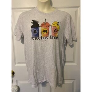 Halloween Hocus Pocus Witches Brew Iced Coffee Bella Canvas Shirt XL